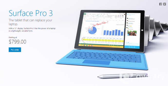 Планшеты Surface 2